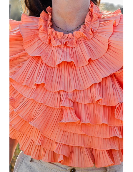 lumine paris VOLANT ORANGE HAUTS