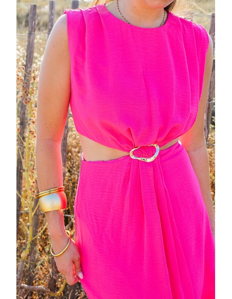 Robe Longue Fuchsia IVY