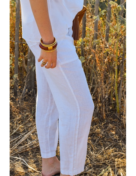 Pantalon Blanc Banditas LUSTAU