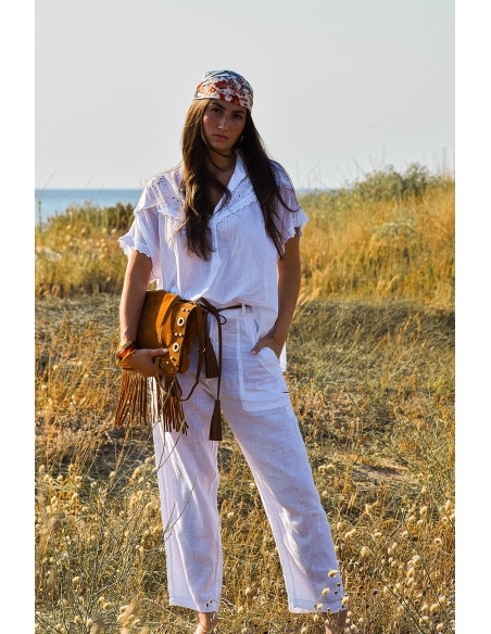 Pantalon Blanc Banditas LUSTAU