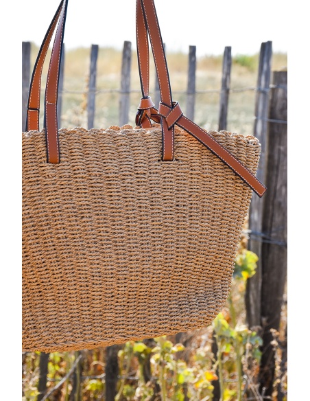 trendy bag CAMEL NATURE SAC PAILLE