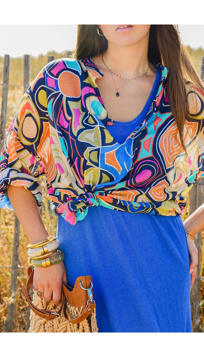 banditas IMPRI MARINE BLOUSE