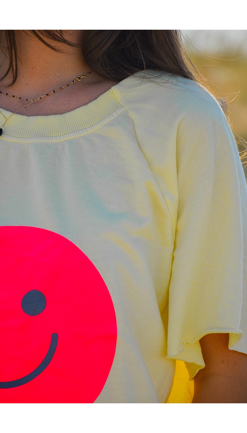 banditas SMILE JAUNE T-SHIRT MC FEMME