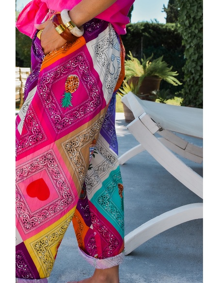 Pantalon Bandana Multi ISAURE