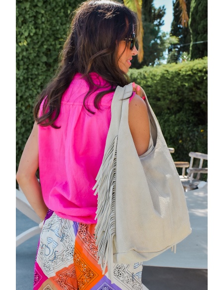 Sac Franges Beige CLARA