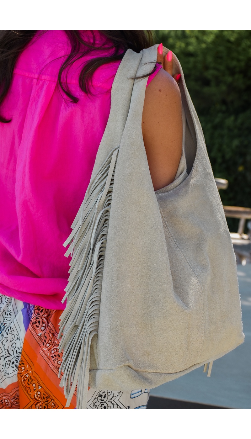 Sac Franges Beige CLARA