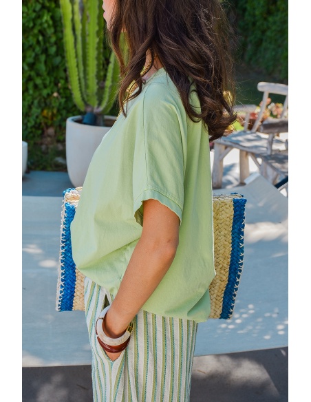 Tee Shirt Uni Vert ANAE