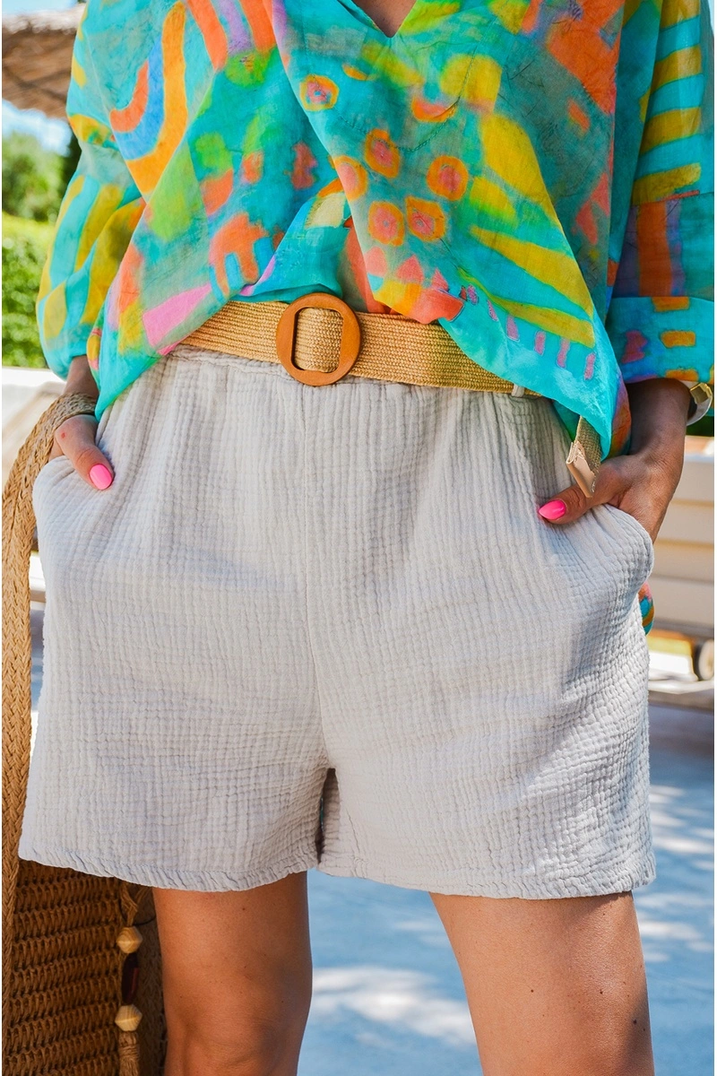 beautiful mode CEINTU MASTIC SHORTS FEMME 2