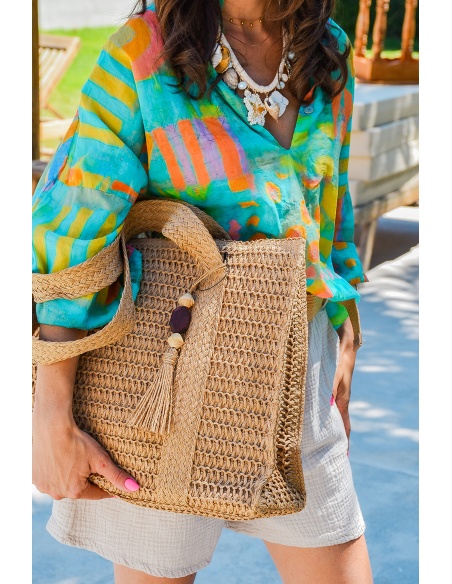 trendy bag BOIS TAUPE SAC FEMME