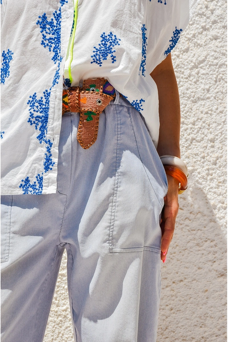 banditas RAYE BLEU PANTALON FEMME 2