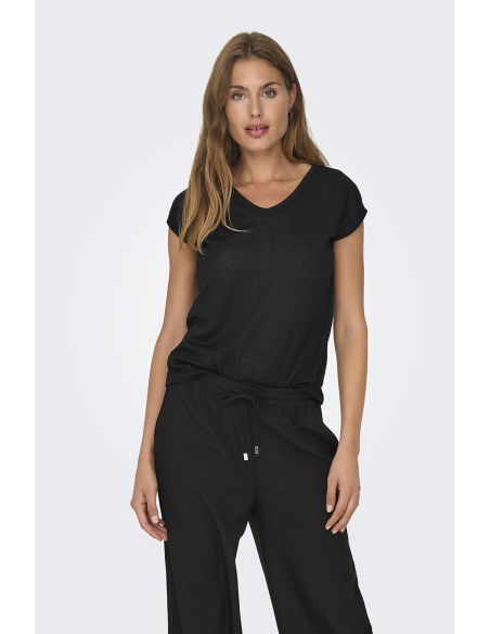 Top Noir Brillant ONLSILVERY