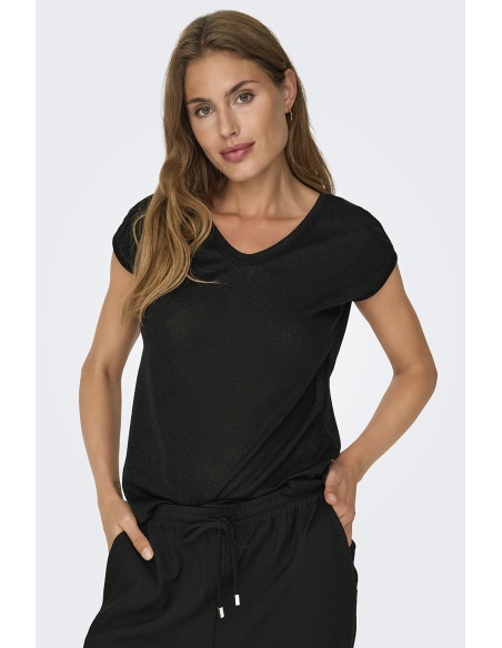 Top Noir Brillant ONLSILVERY