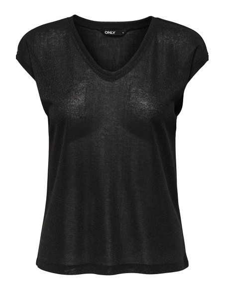 Top Noir Brillant ONLSILVERY