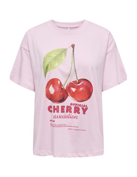 Tee Shirt Cherry Rose ONLVIVVI