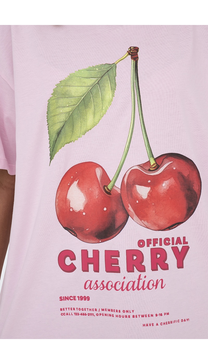 Tee Shirt Cherry Rose ONLVIVVI