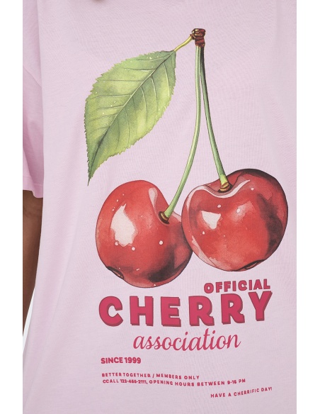 Tee Shirt Cherry Rose ONLVIVVI