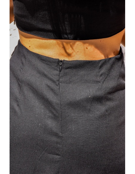 Robe Asymétrique Noire GINA