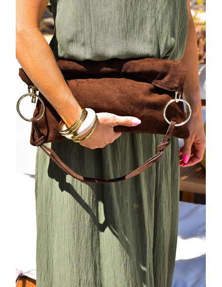FLORA AND GEAN IMPORT  MARRON SAC FEMME