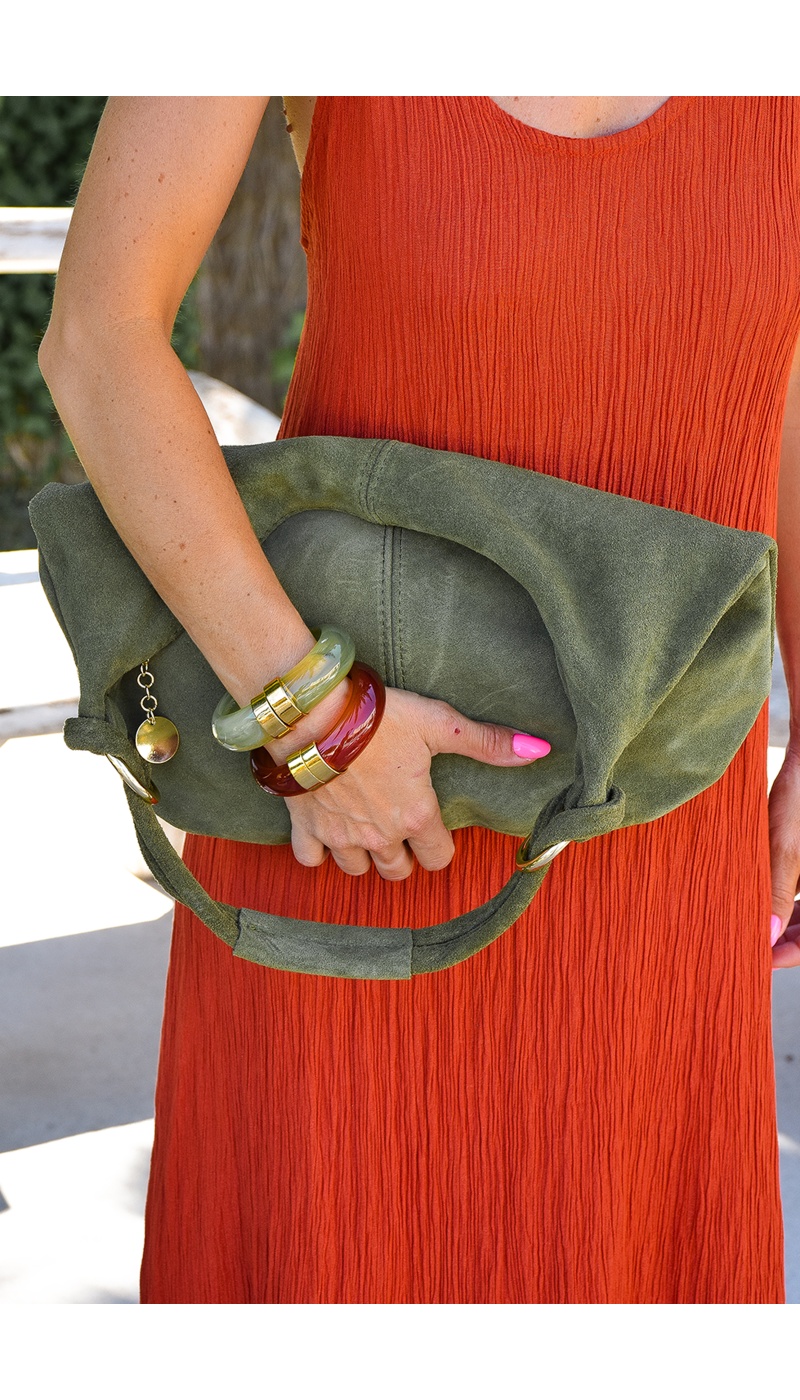 FLORA AND GEAN IMPORT  KAKI SAC FEMME