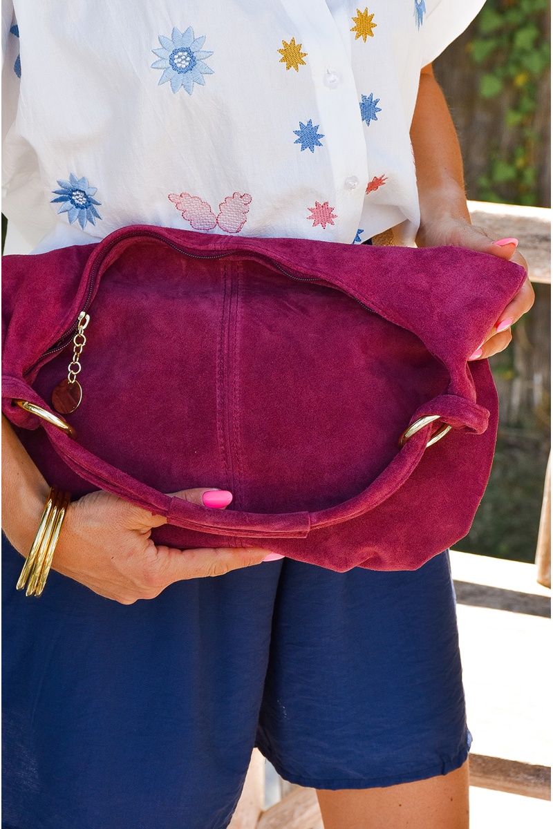 Sac Daim Bordeaux LUNA 2
