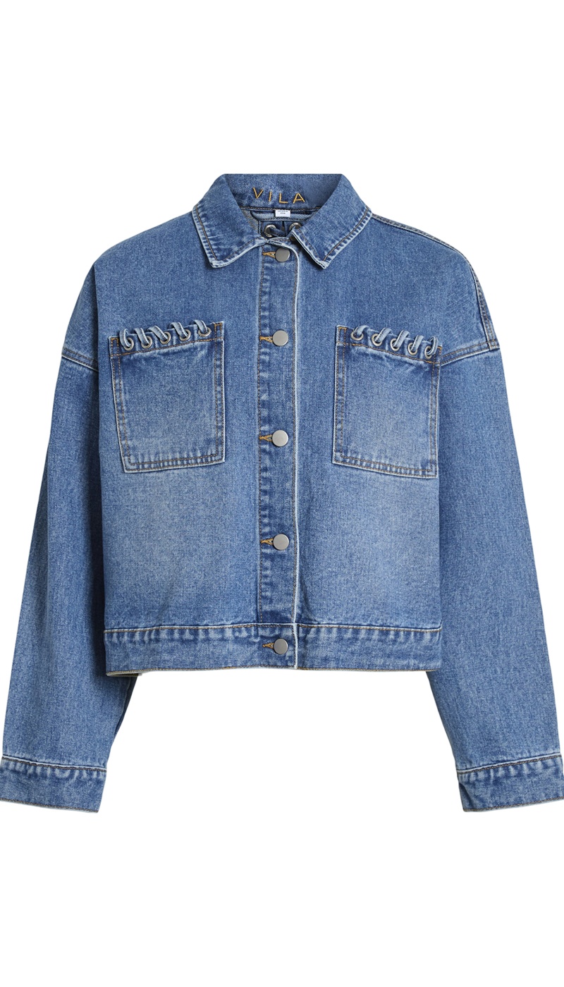 VILA A/S MEDIUM BLUE VESTES