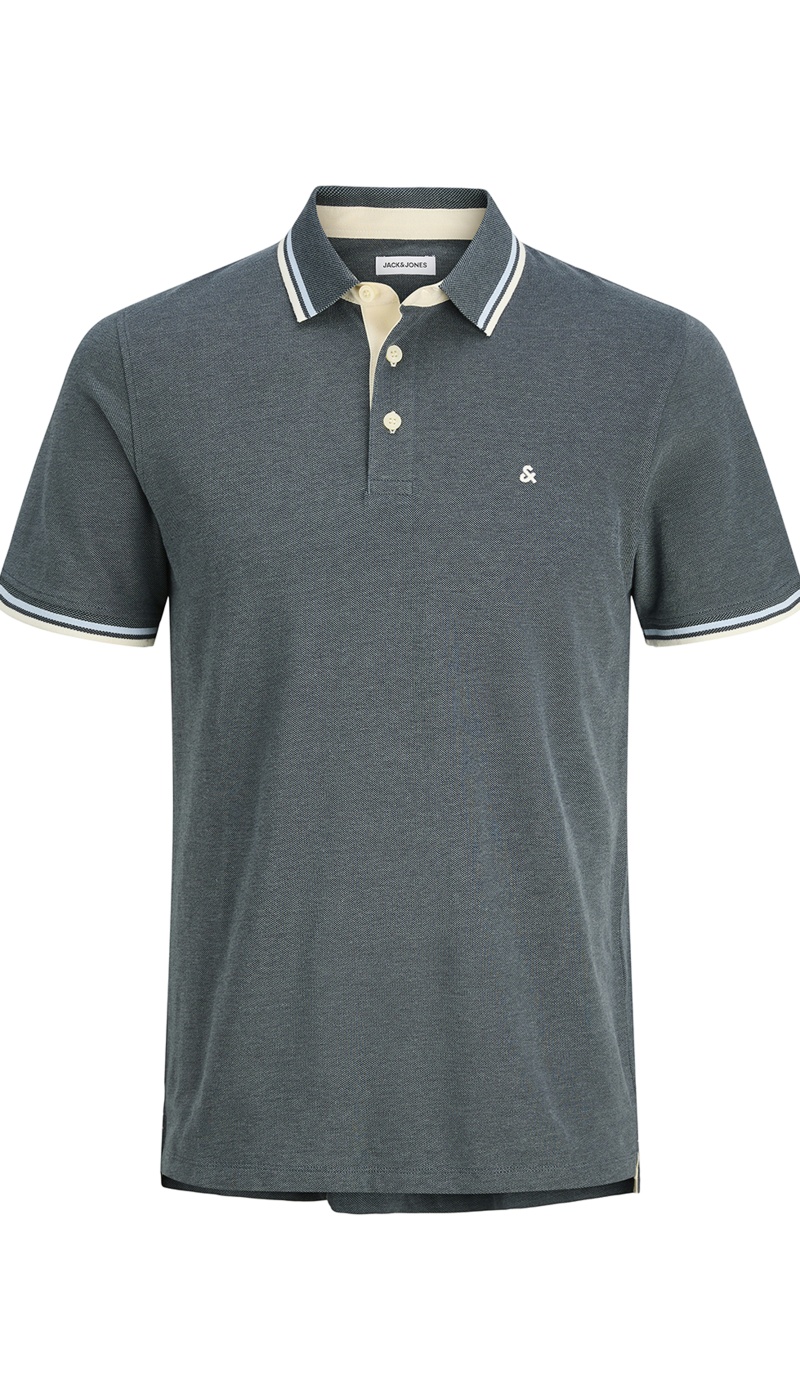 JJEPAULOS Navy Polo Shirt Jack&Jones - 7 | TOPS