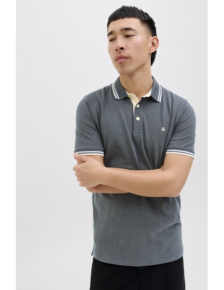 JJEPAULOS Jack&Jones Camisa Polo Azul-Marinho - 3 | TOPS