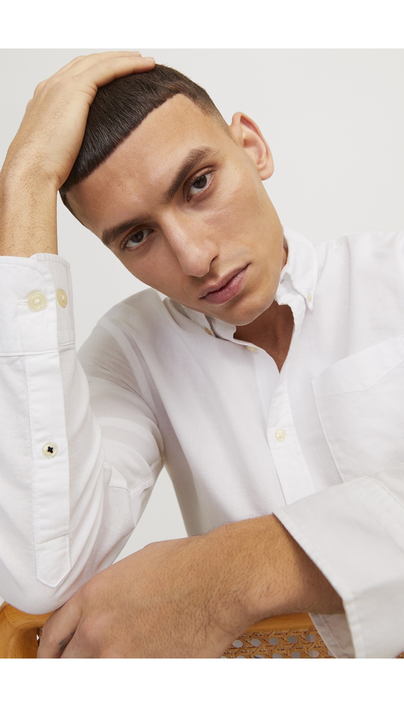JACKandJONES  WHITE CHEMISES ML