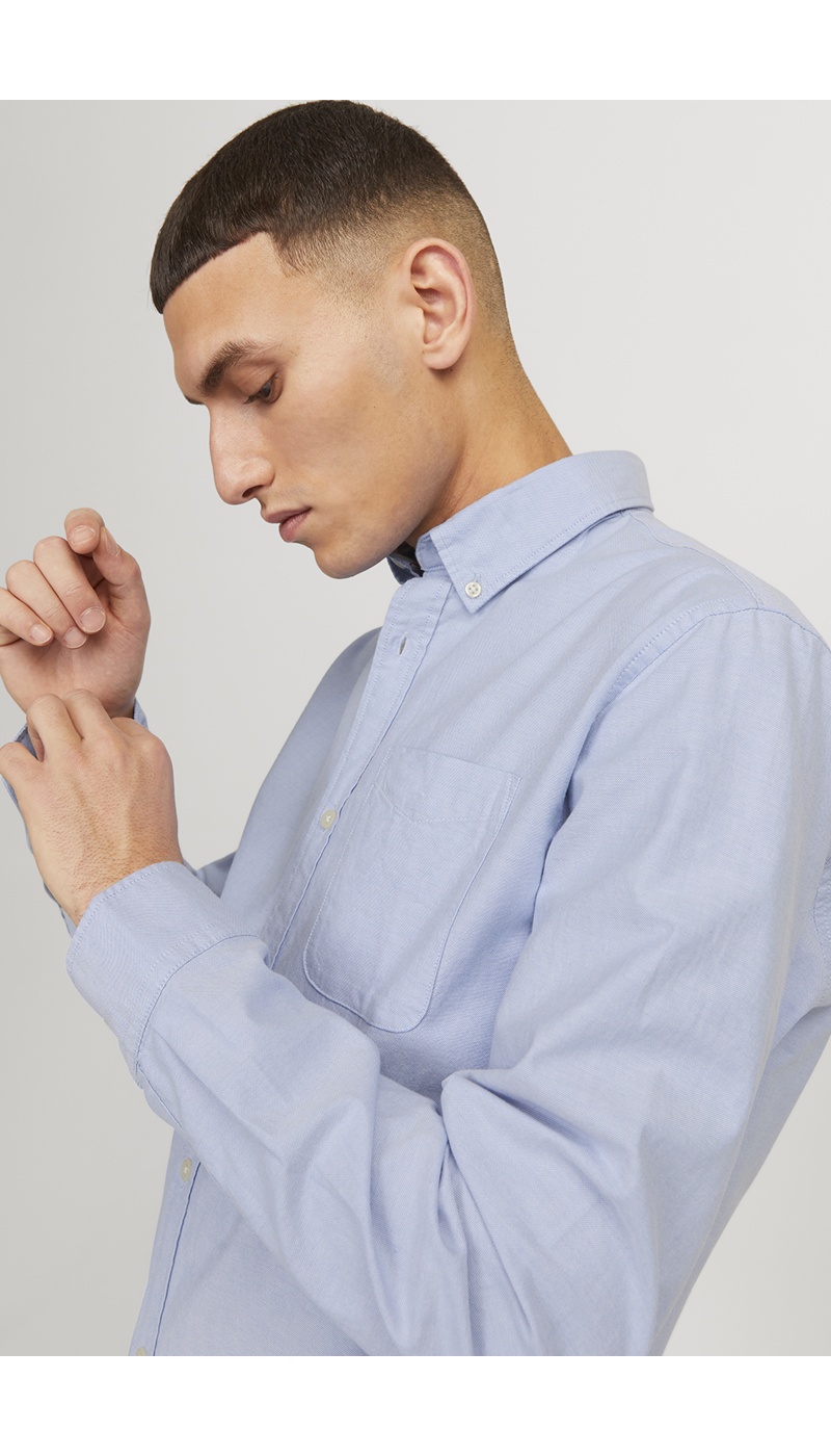 JACKandJONES CASHME BLUE CHEMISES ML