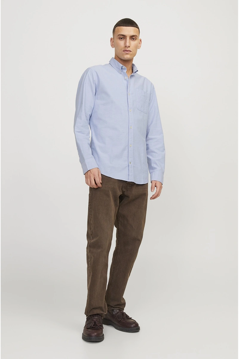Chemise Bleu Ciel JJEOXFORD