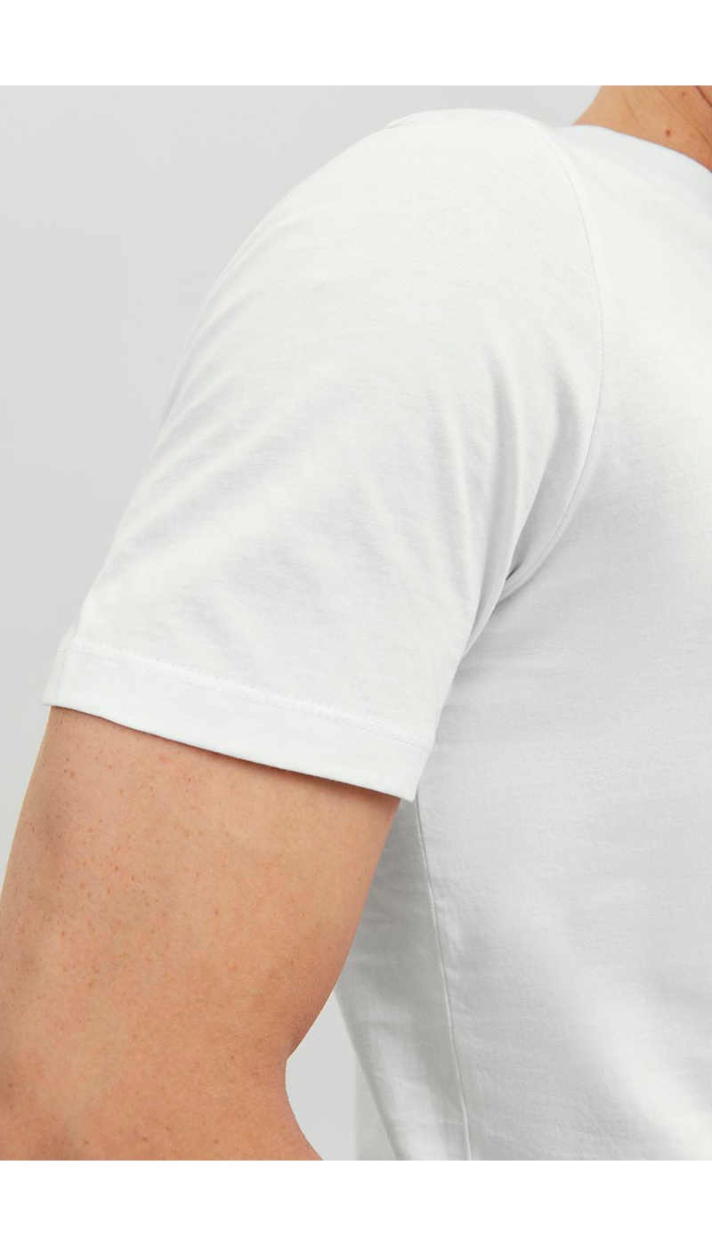 T-shirt bianca JJEORGANIC Jack&Jones - 6 | TOP