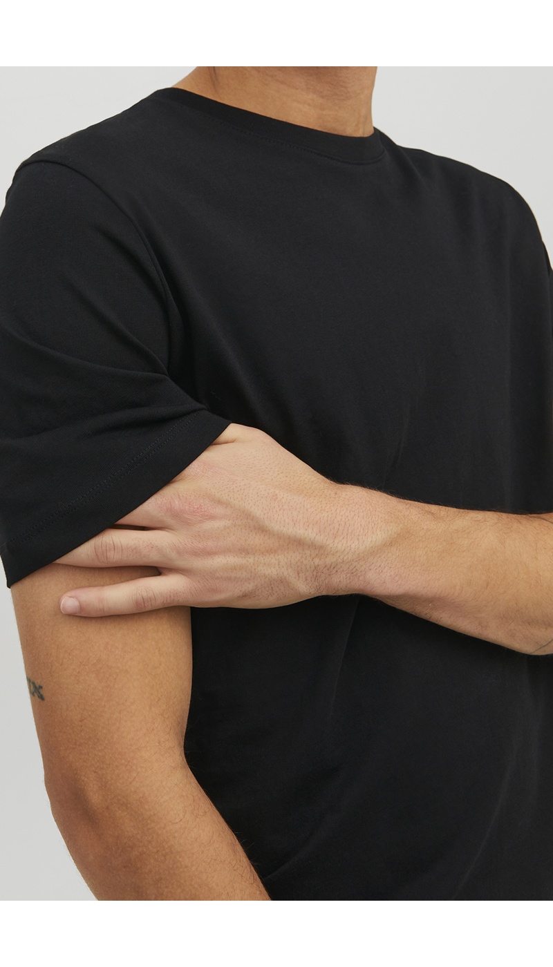 JJEORGANIC Jack&Jones Black T-Shirt - 6 | TOPS