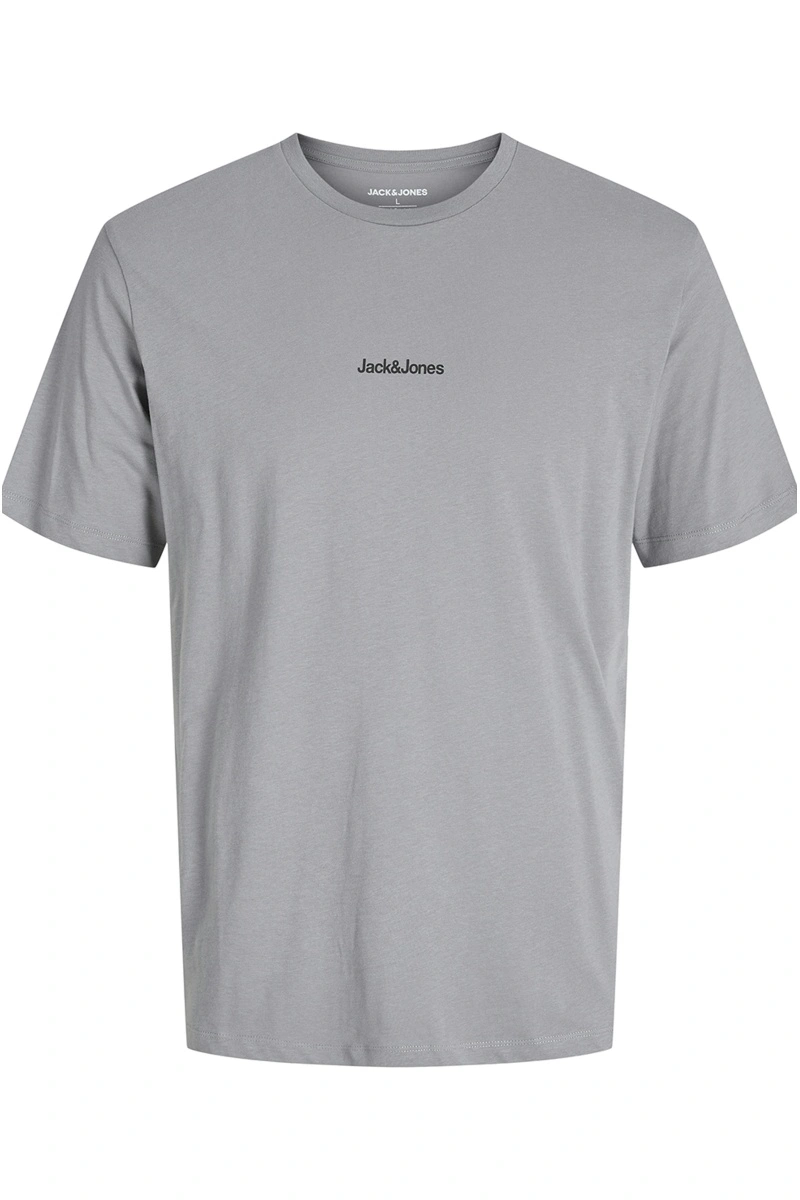 Tee Shirt Imprimé Gris JJMINE 2