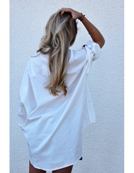 lai fashion WAVE BLANC CHEMISIER