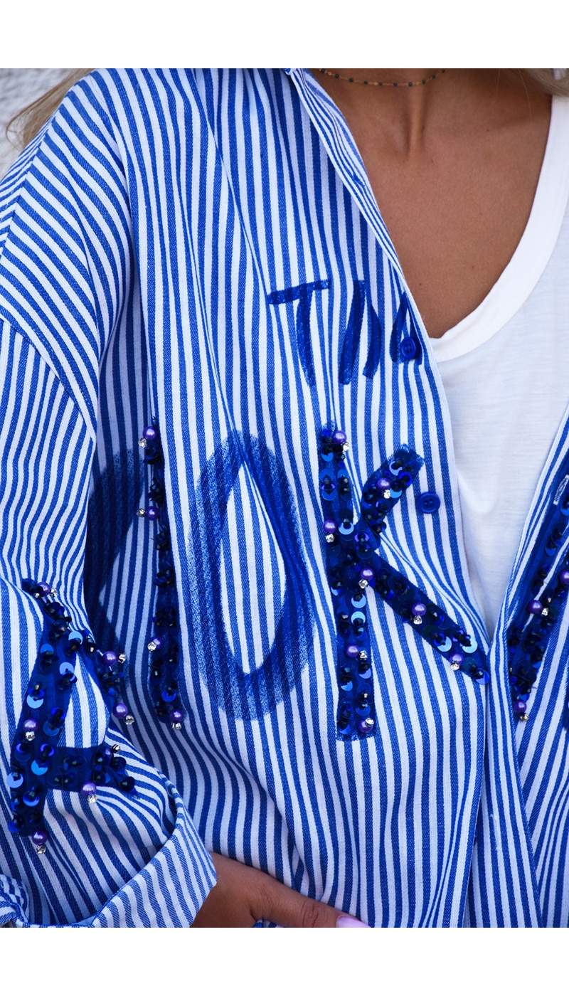 Chemisier Ecriture Sequins ANA