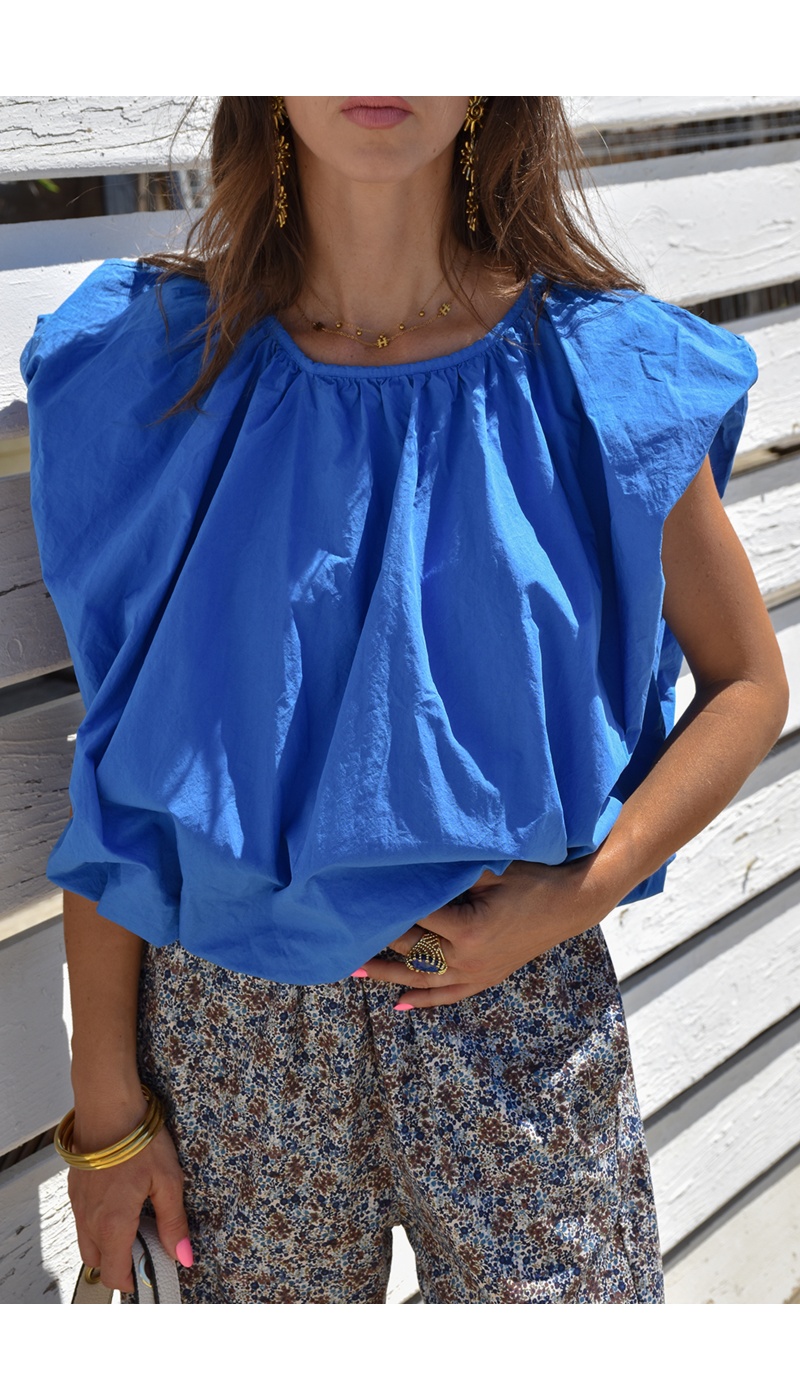 Haut Bouffant Bleu JULIA