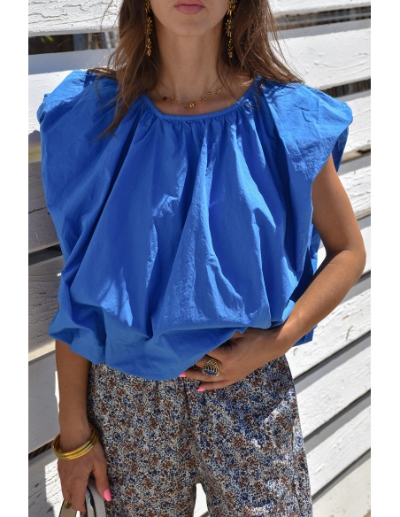 Haut Bouffant Bleu JULIA