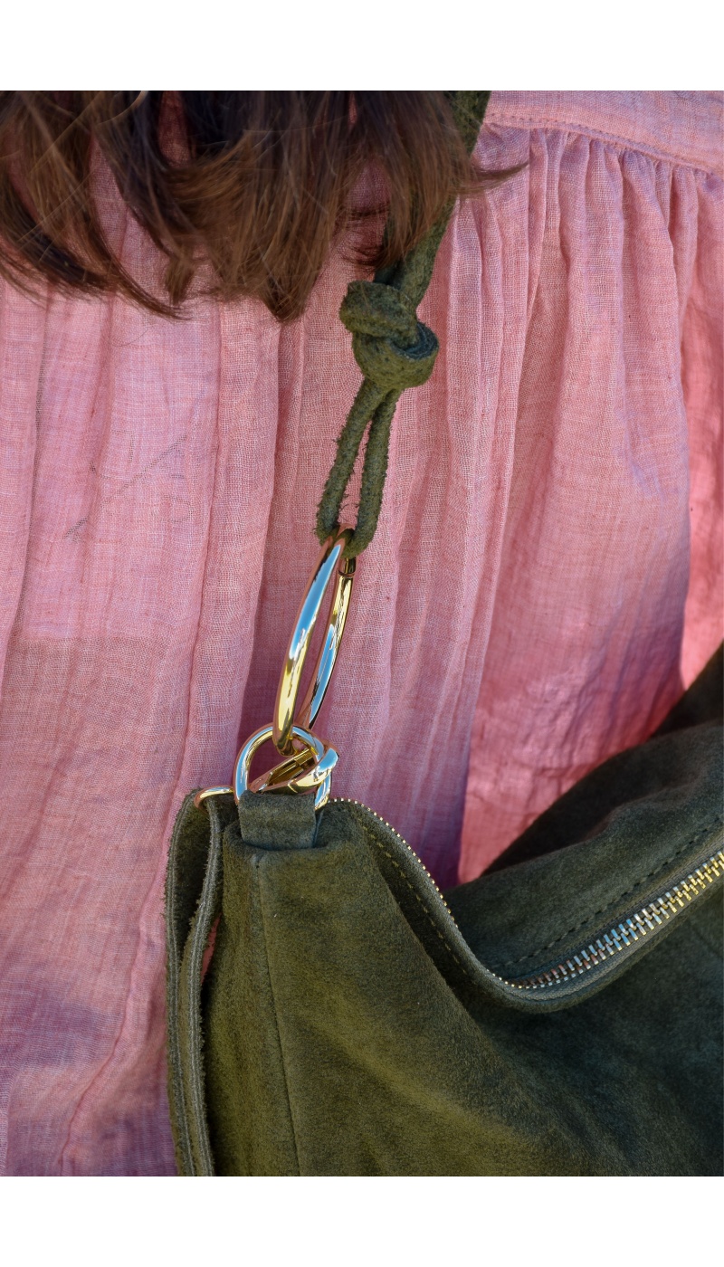 Sac Daim Kaki CHARLES