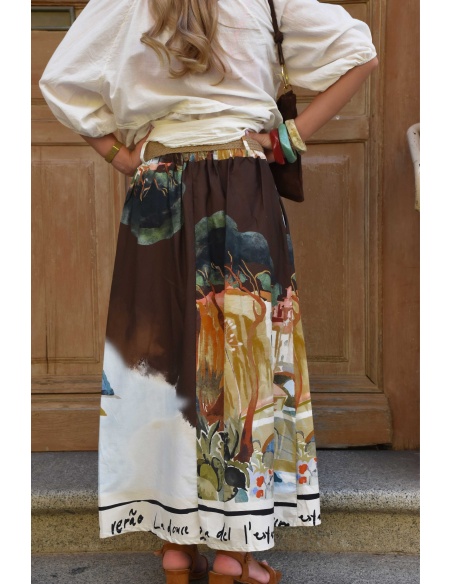 bhoeme desseny i creacio PAYSAG MARRON JUPES FEMME
