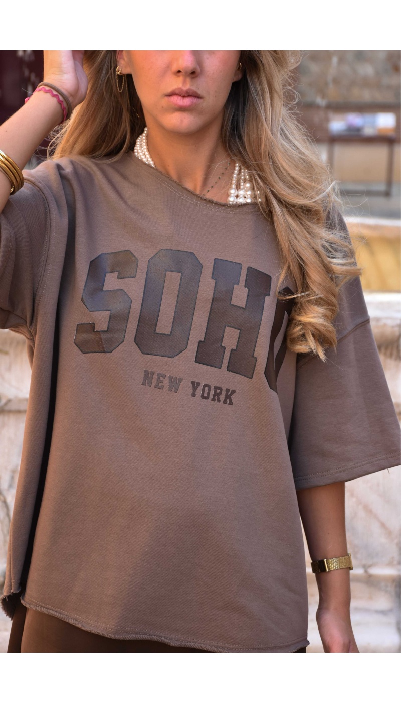 beautiful encounter s.l SOHO MARRON PULL FEMME