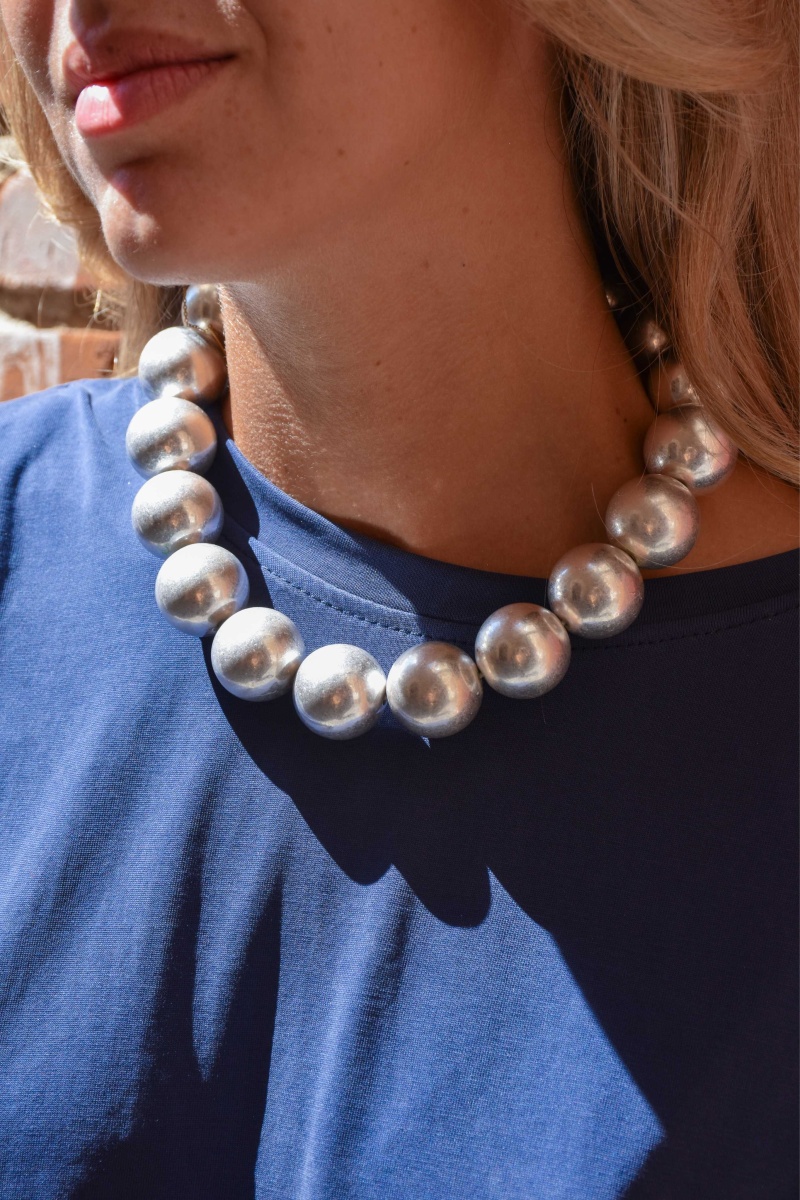 only one barcelona PERLE ARGENT COLLIERS
