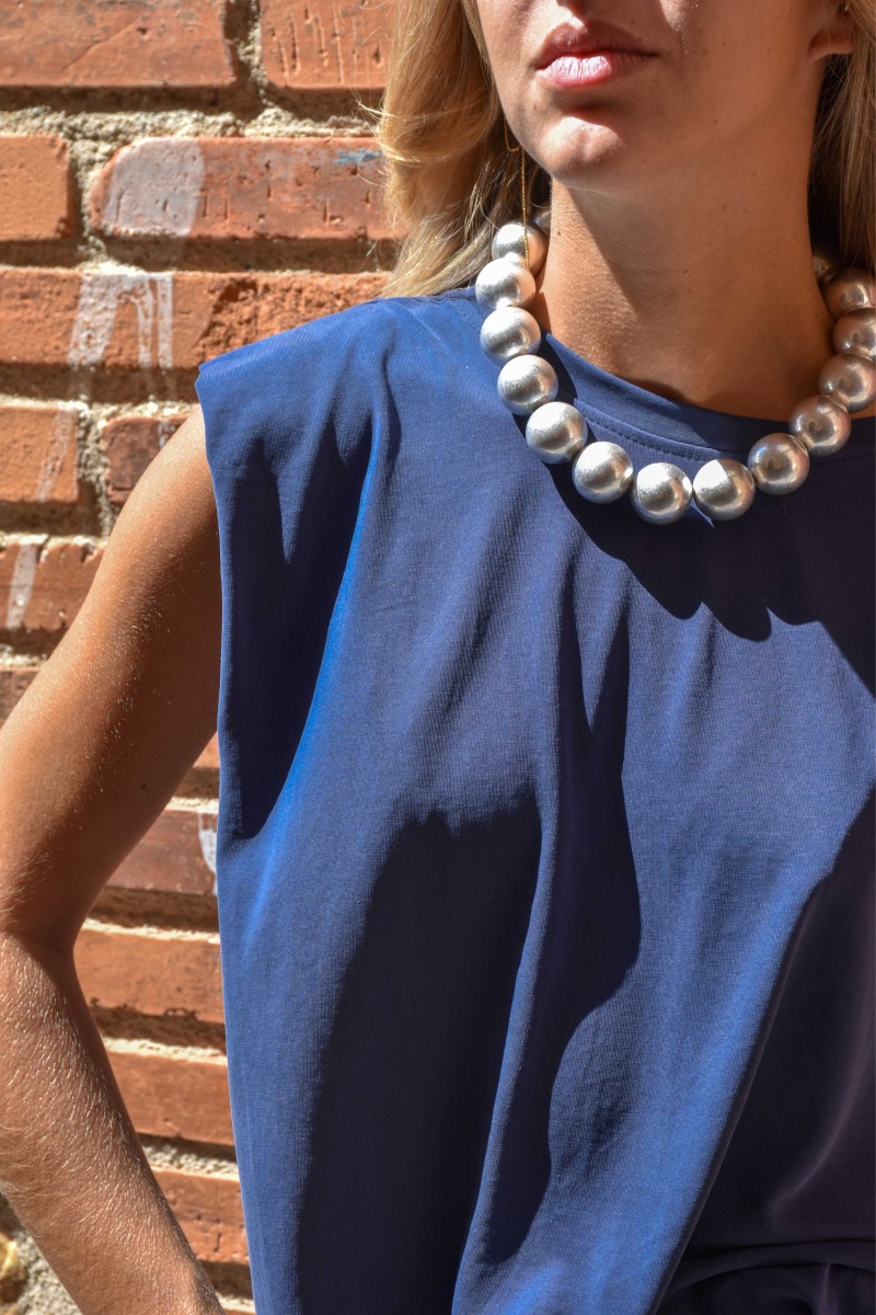 Collier Perle Argent LOLA 2