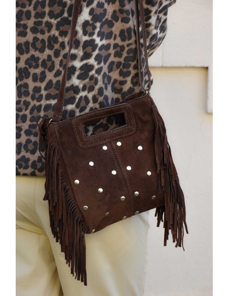 evelyn ashley CLOUTE CHOCO POCHETTE