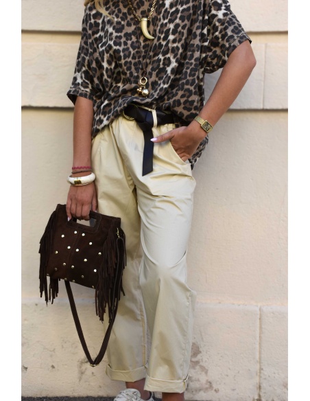 evelyn ashley CLOUTE CHOCO POCHETTE