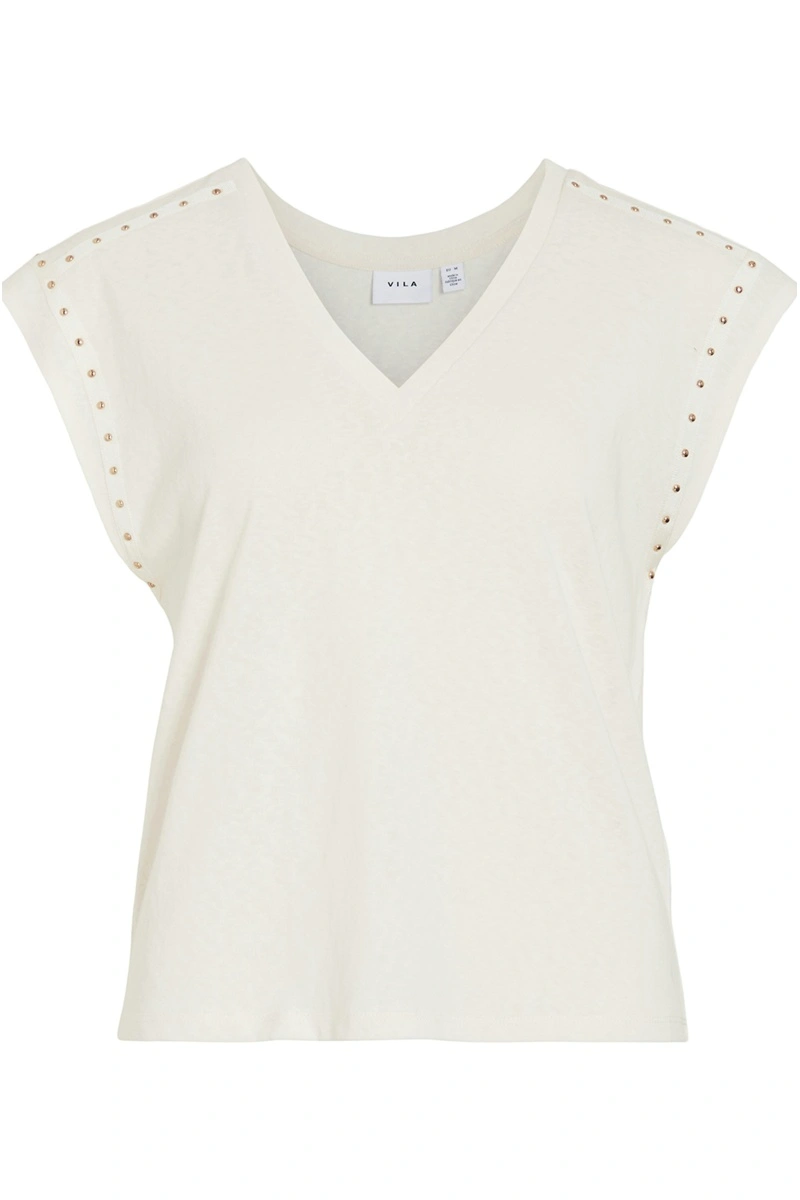 VILA A/S CLOUD DANCER T-SHIRTS MC