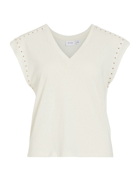 VILA A/S CLOUD DANCER T-SHIRTS MC