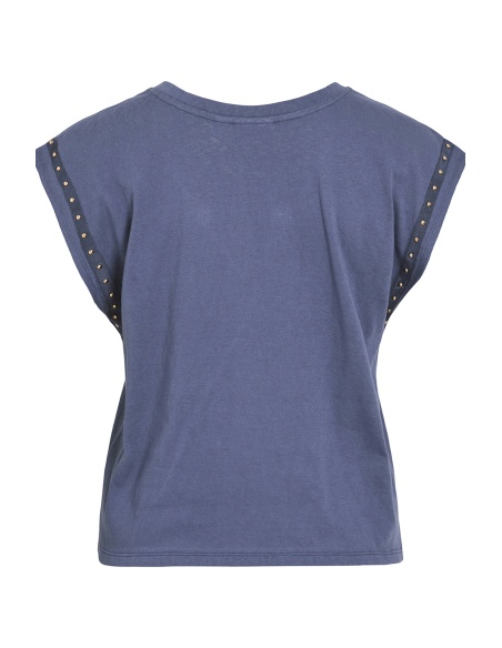 VILA A/S VINTAG INDIGO T-SHIRTS MC