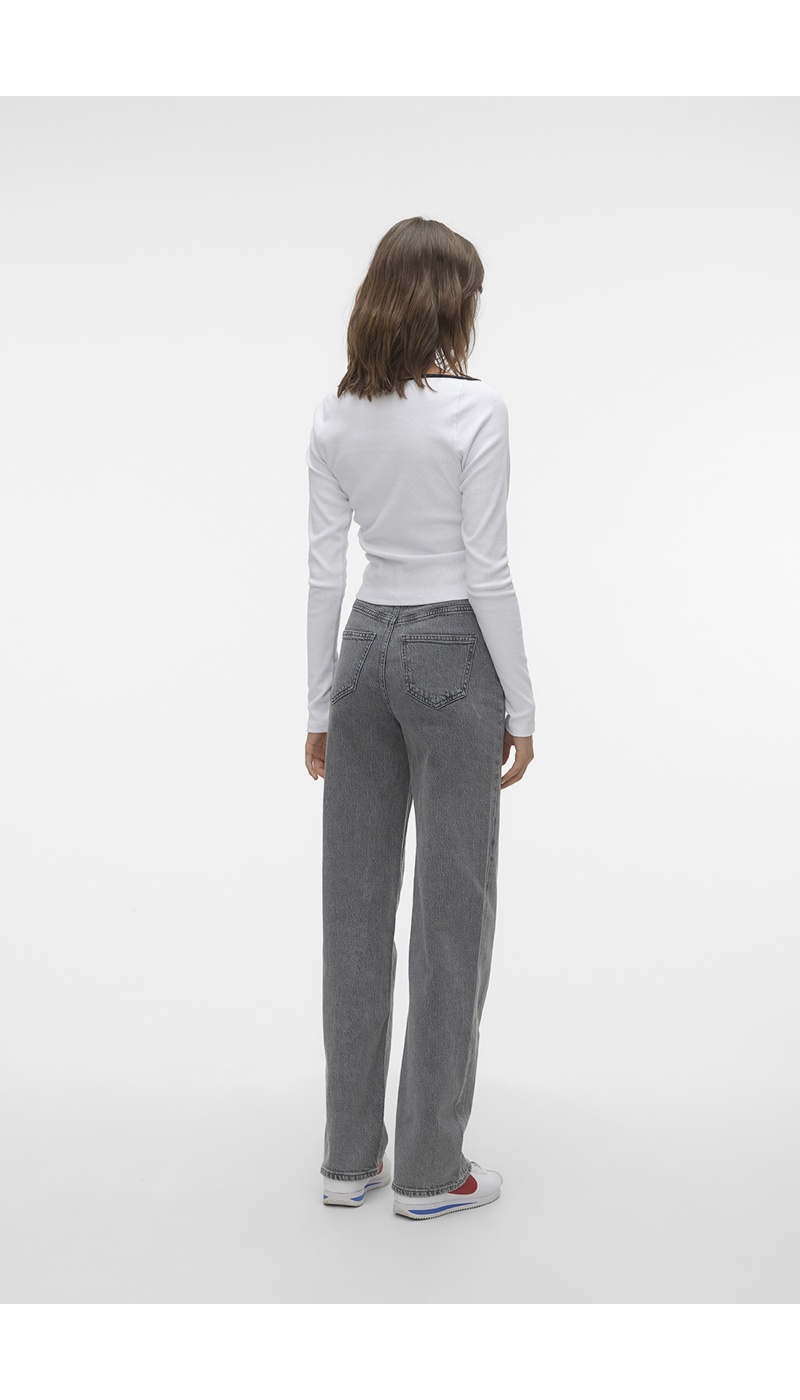 Jeans Cinza VMTESSA Comprimento 32 Vero Moda - 3 | CALÇAS