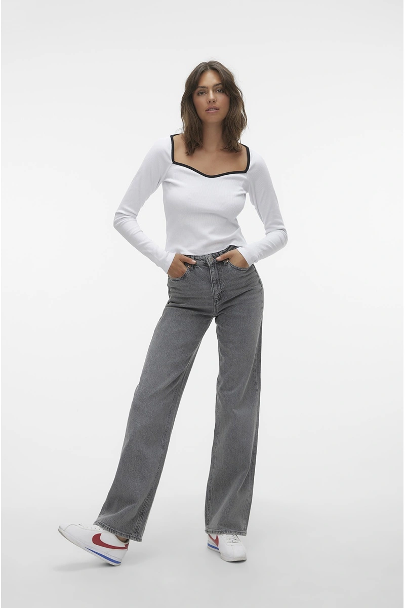 VERO MODA MEDIUM GREY JEANS