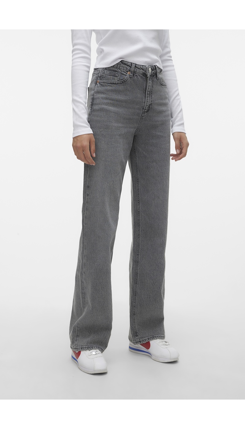 Jeans Cinza VMTESSA Comprimento 32 Vero Moda - 4 | CALÇAS